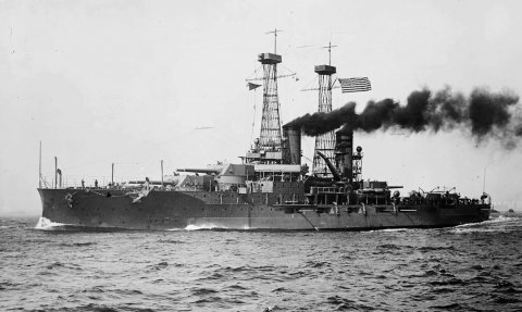 USS North Dakota w 1915 roku