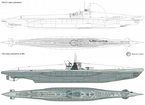 Okręt podwodny typu VIIC i VIIC/41 - generalka