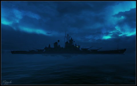 USS Iowa na wodach arktycznych