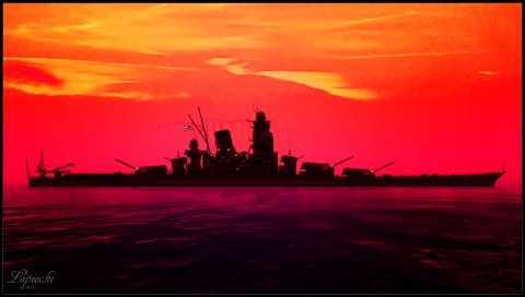 Musashi - wschód słońca